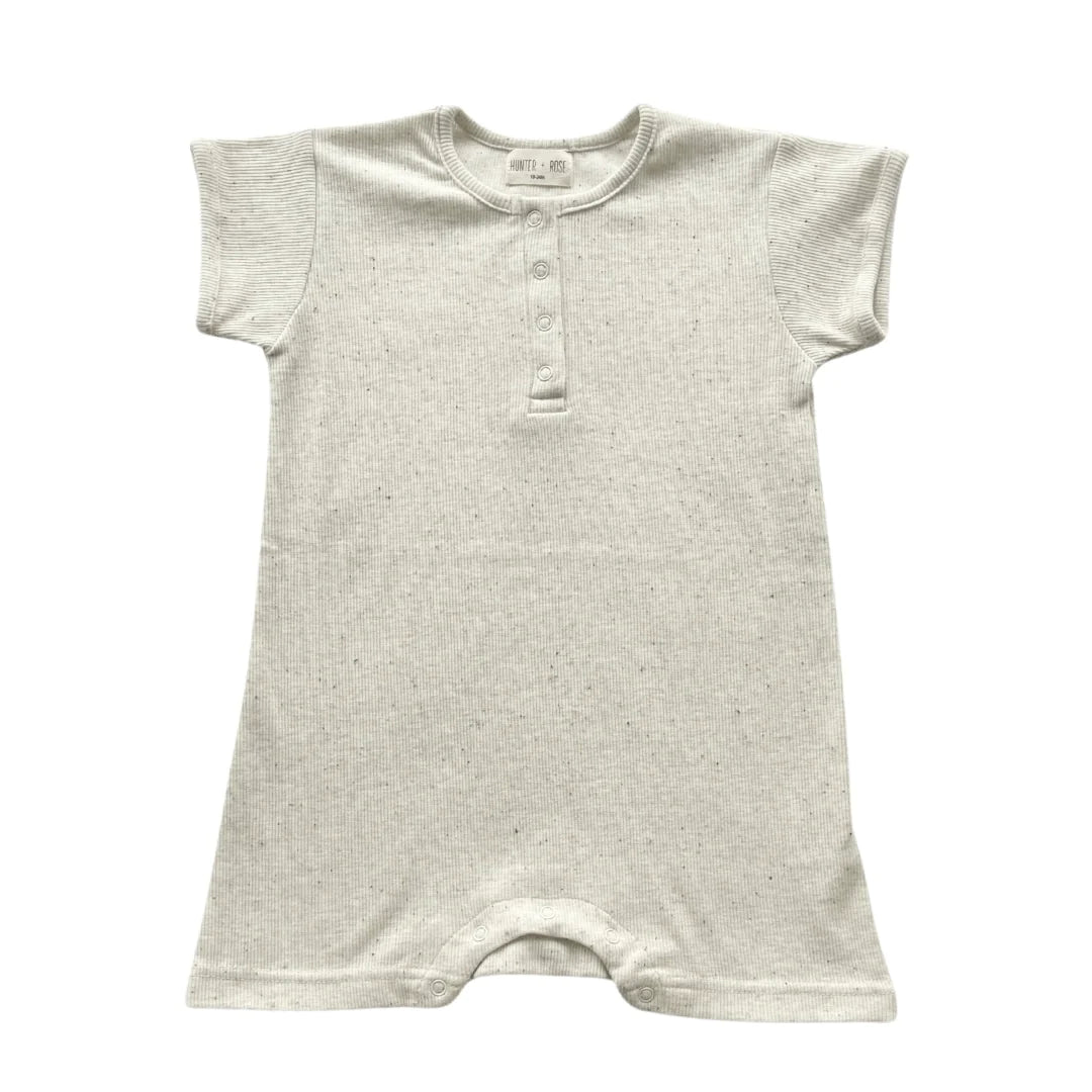 Jaxx Romper | Milk Flecked