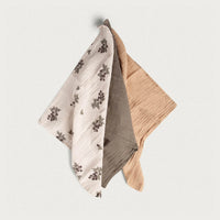 Muslin Burp Cloth 3 Pack | Blackberry