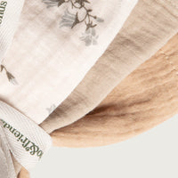 Muslin Burp Cloth 3 Pack | Bluebell