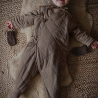 The Quilted Suit | Mushroom