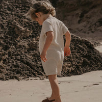 The Kimono Playsuit | Ecru