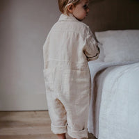 The Noor Jumpsuit | Oatmeal