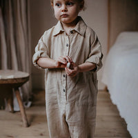 The Noor Jumpsuit | Oatmeal