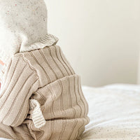 Ribbed Knit Sweater | Oat