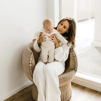 Ribbed Knit Sweater | Cream