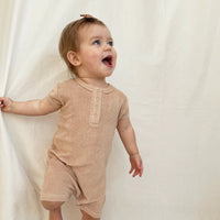 Jaxx Romper | Hazelnut