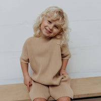 Ribb Romper | Sand