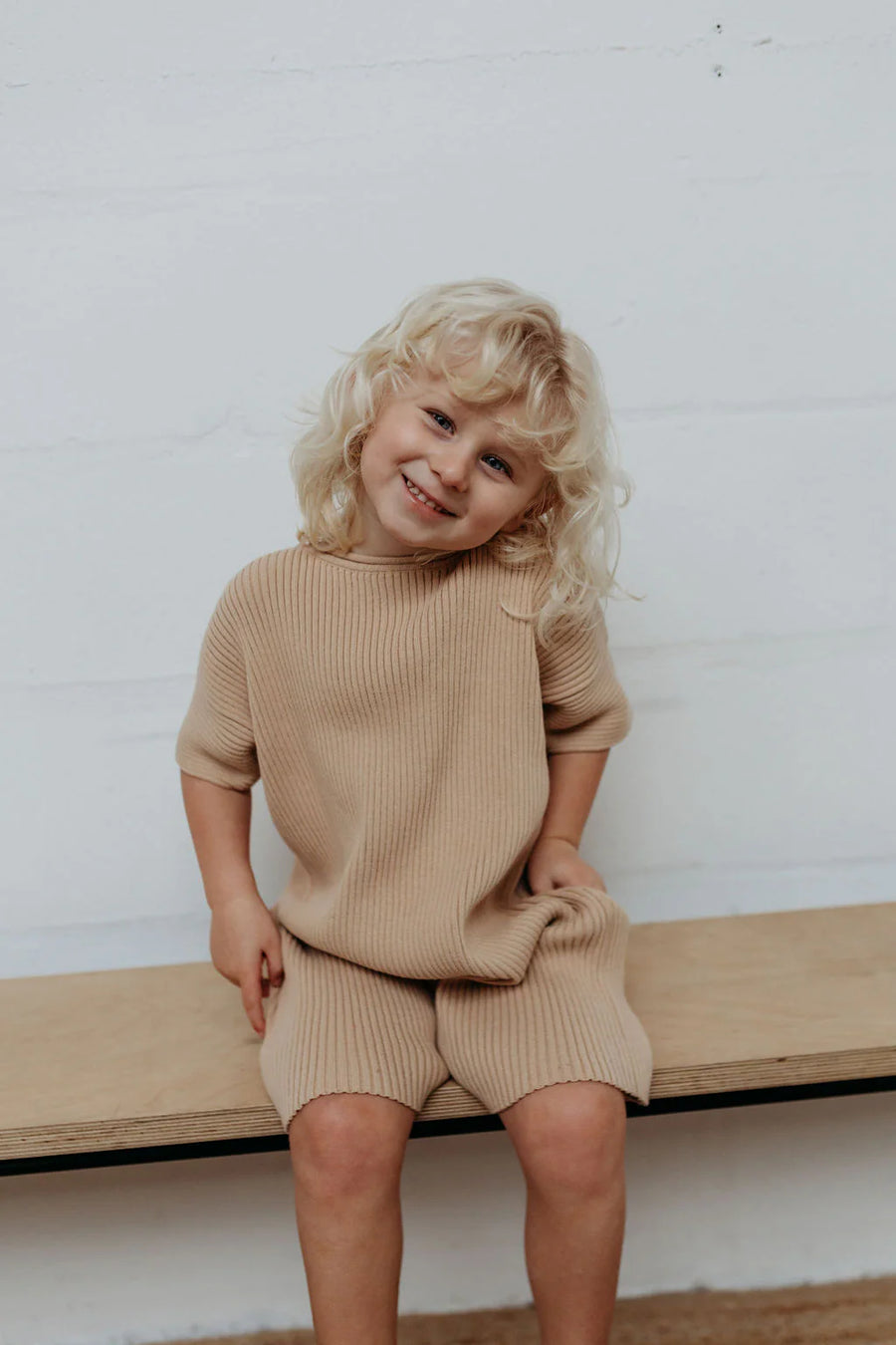 Ribb Romper | Sand