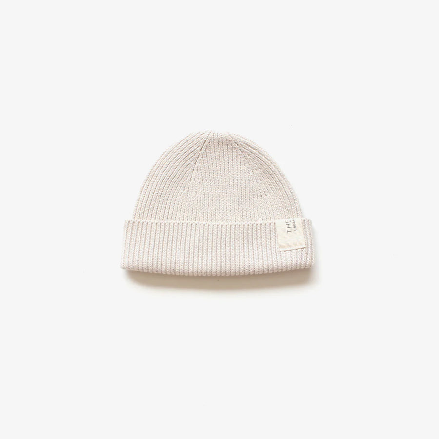 Organic Cotton Rib Beanie