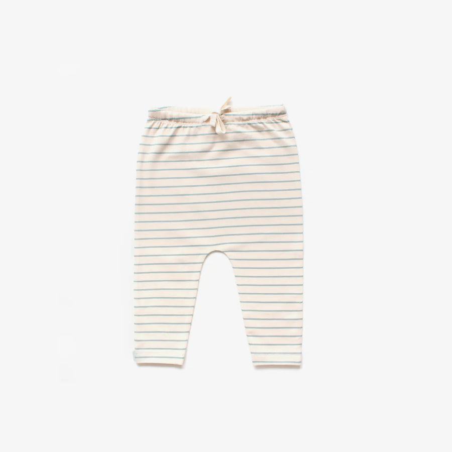 Roll Up Simple Pant | Ocean Stripe