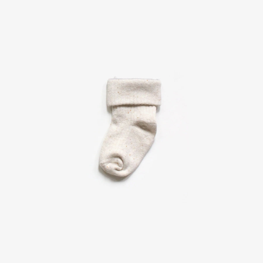 Organic Cotton Knit Socks | Oat