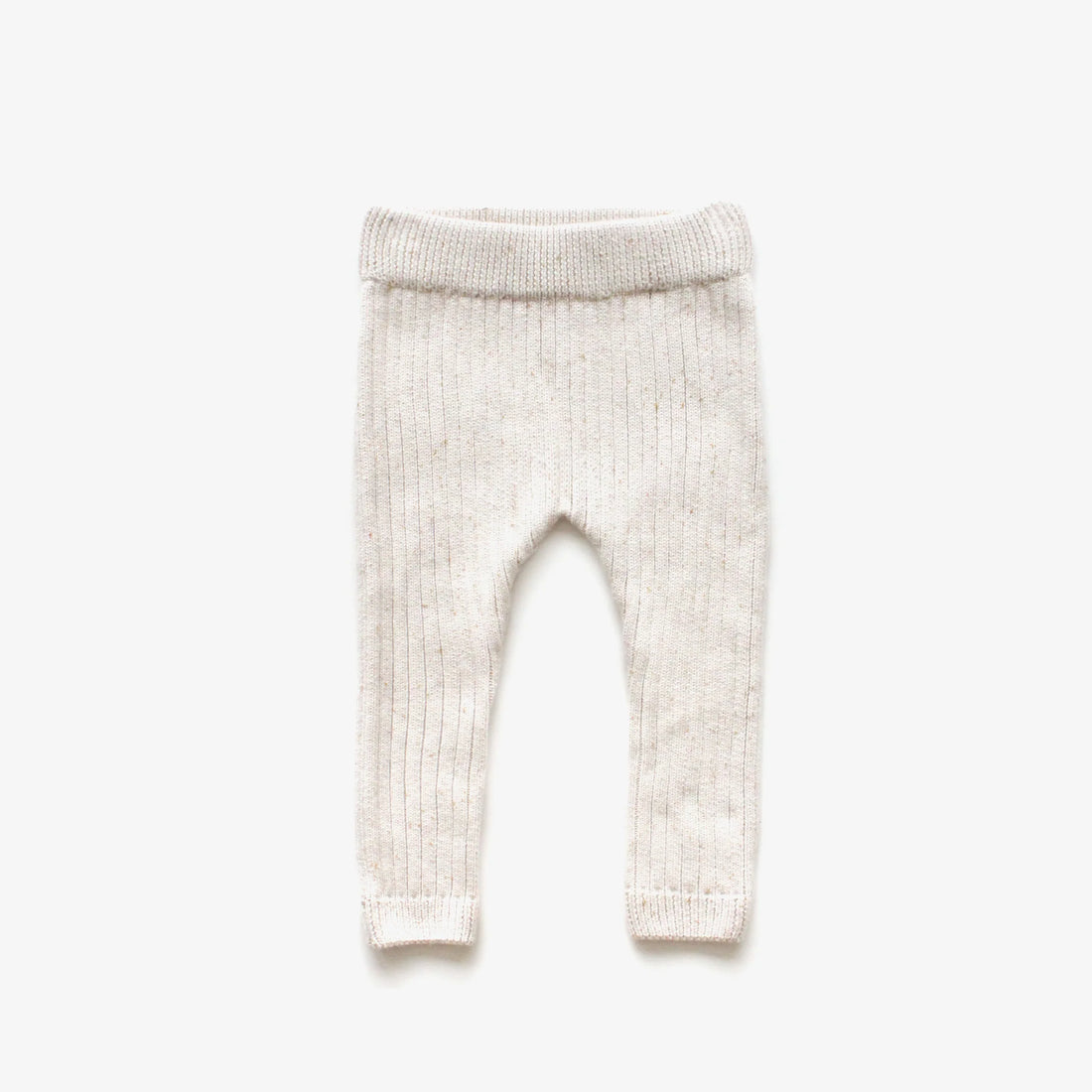 Organic Cotton Thick Knit Leggings | Oat