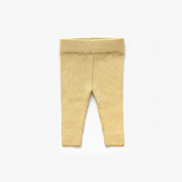 Organic Cotton Rib Knit Leggings | Buttermilk