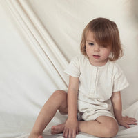 Jaxx Romper | Milk Flecked