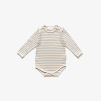 Long Sleeve Bodysuit | Ocean Stripe