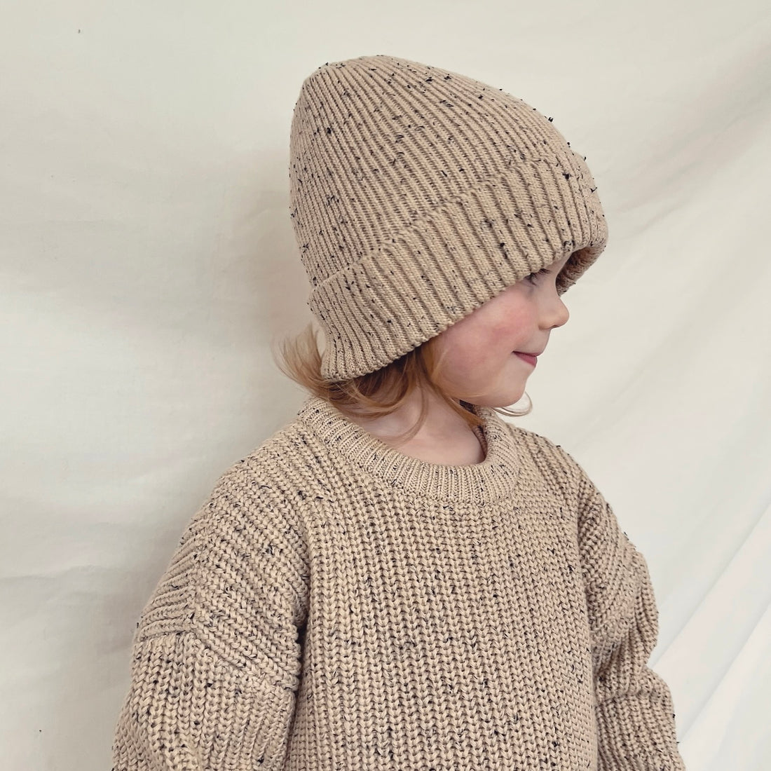 Noa Beanie | Oat Flecked