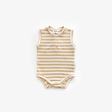 Henley Bodysuit | Honey Stripe