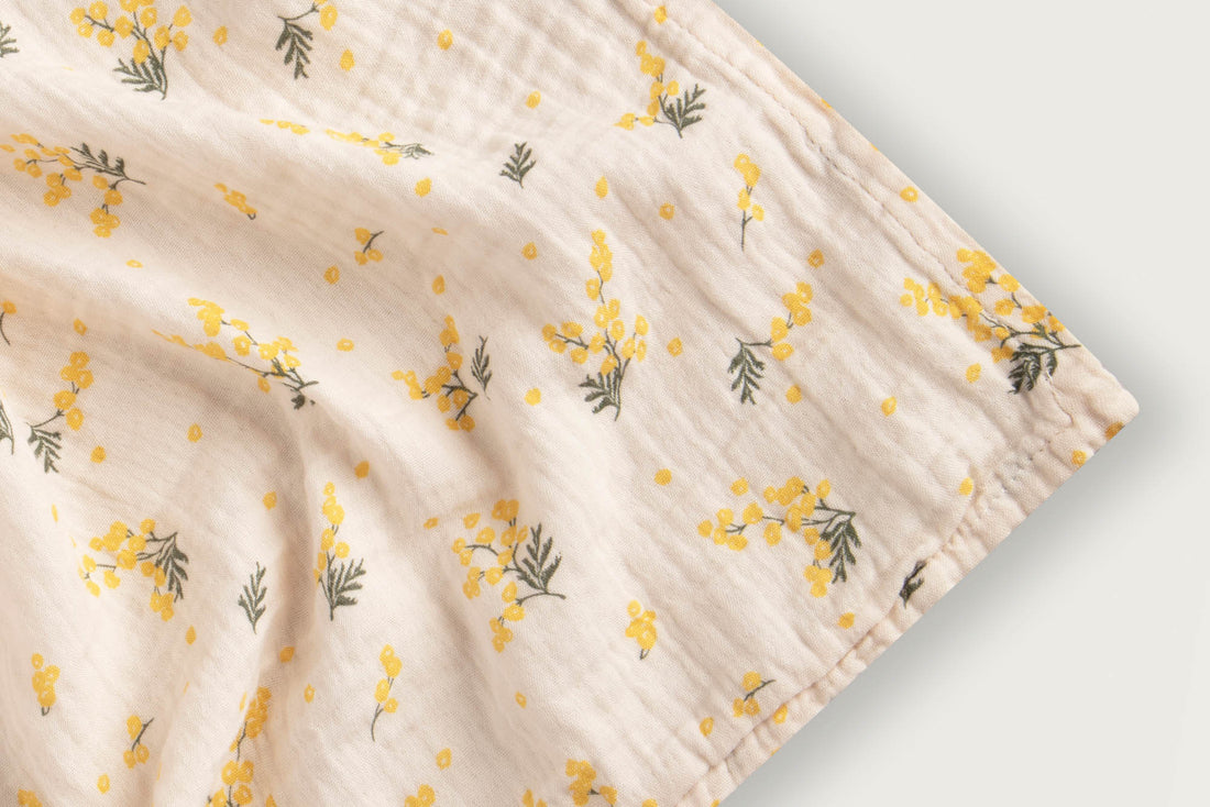 Mimosa muslin cheap swaddle blanket