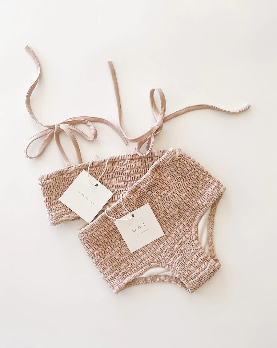 Smocked Bikini Top | Peony