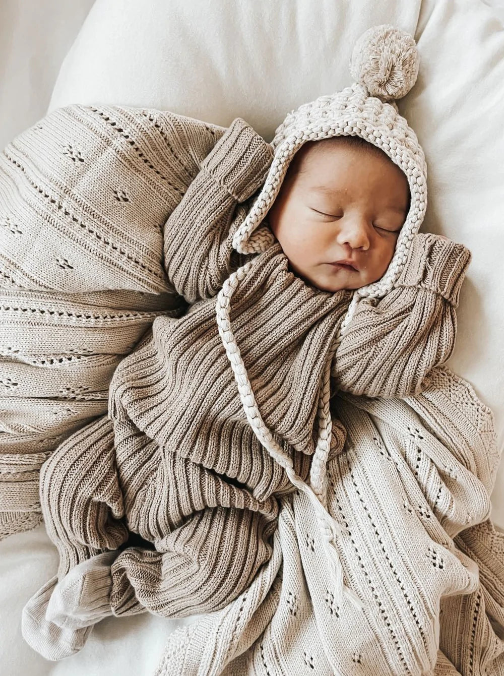 Chunky Rib Knit Set | Acorn