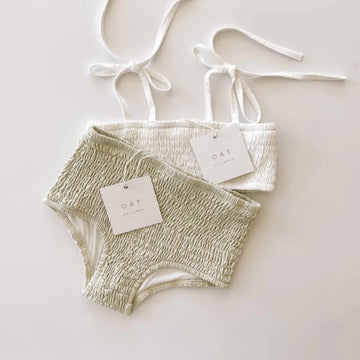 High Waisted Bikini Bottom | Sage