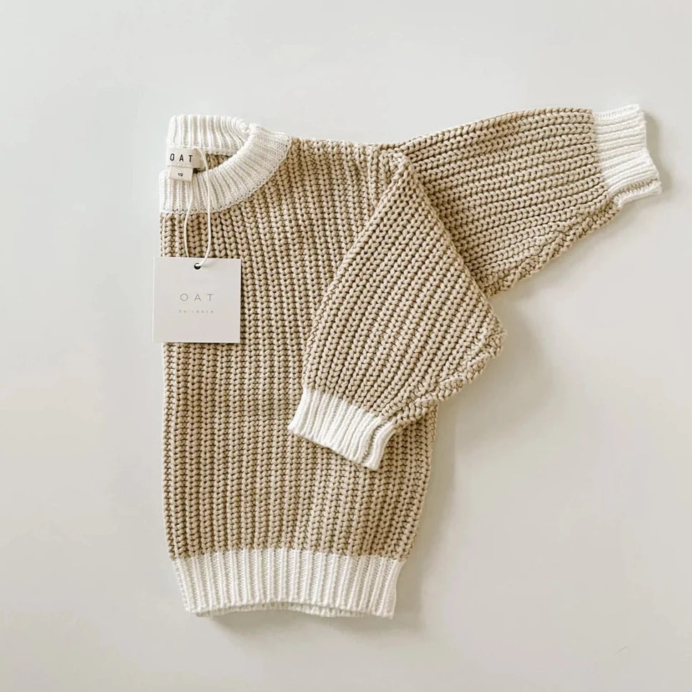 Chunky Sweater | Two-Tone