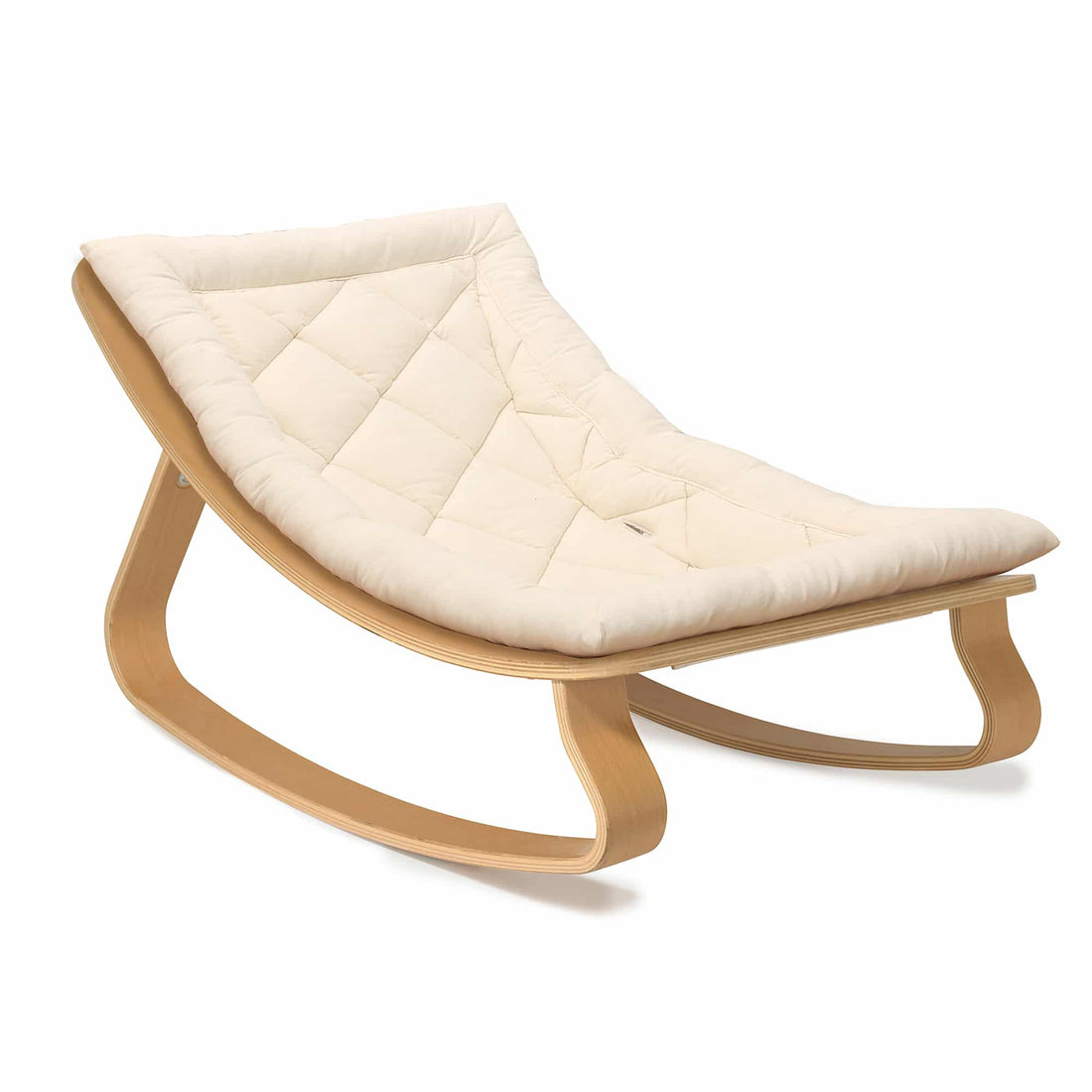 LEVO Baby Rocker | Beech + Organic White