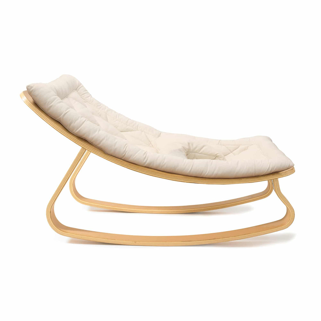 LEVO Baby Rocker | Beech + Organic White