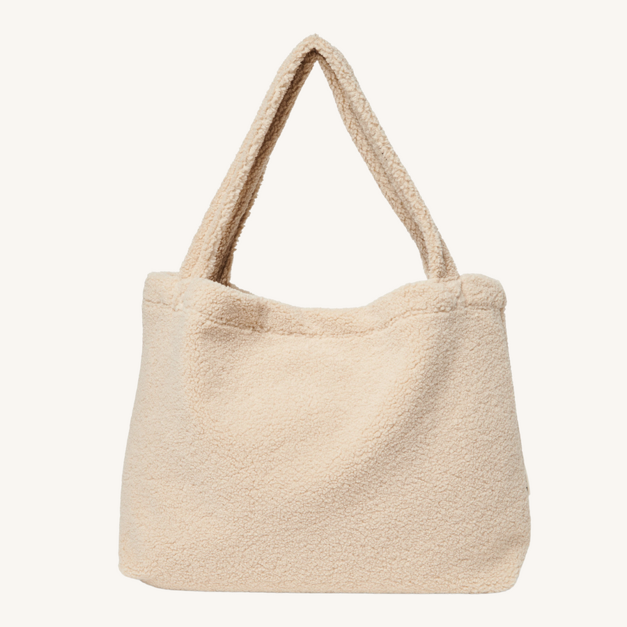 Teddy Mom Bag | Ecru