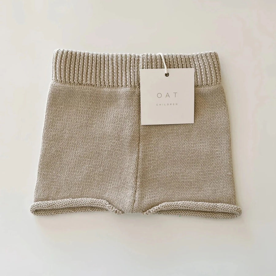 Knit Beachy Shorts | Taupe