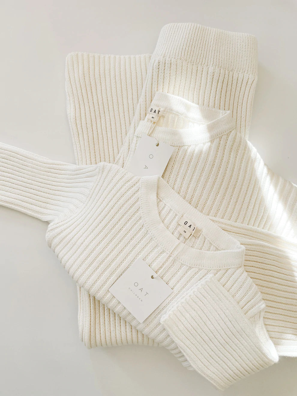 Knit Ribbed Sweater | Powder