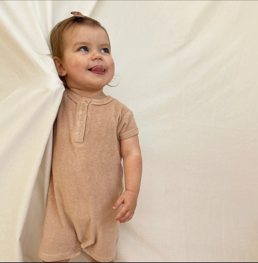 Jaxx Romper | Hazelnut